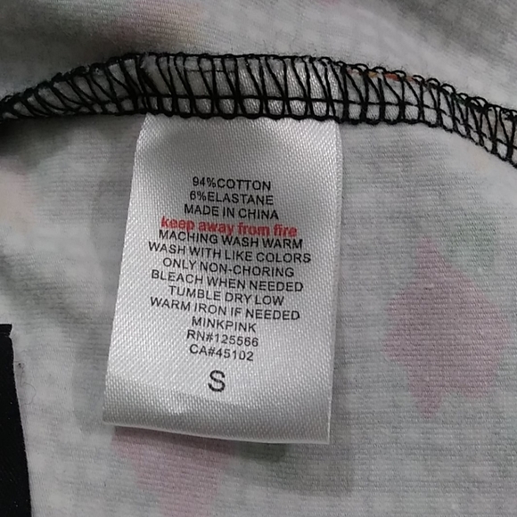 🎈MINKPINK Floral Cop Top Sz S - Picture 7 of 7